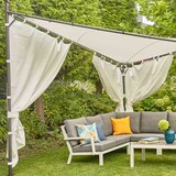 thumbnail of SIENA GARDEN Berlino Zijpanelen voor tuinhuisje Berlino 4x4 m, wit, set van 2