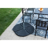 thumbnail of Tarrington House Soporte de sombrilla Kaglana, acero, 83 x 83 cm, 2.8 kg, gris