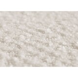 thumbnail of Hocker höhenverstellbar und drehbar | Sitzhöhe 45-57cm | Durchmesser 37cm | Stoff Bouclé | Weiß | Sitzhocker Schminkhocker