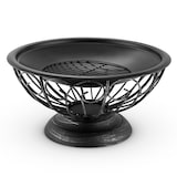 thumbnail of Tulip Feuerschale Ø75cmGrill Feuerstelle Funkenschutz Stahl brüniert Antik-Schwarz