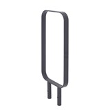 thumbnail of 2x Fahrradanlehnbügel 115x45 cm Flachstahl 12 mm pulverbeschichtet zum Einbetonieren in Anthrazit                Typ O