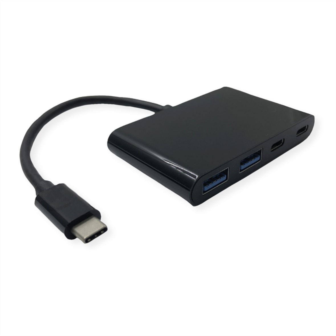 VALUE Hub USB 3.2 Gen 2, 4 vie (2x A+ 2x C), cavo di collegamento di tipo C