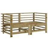 thumbnail of vidaXL Tuinhoekbanken 2 st geïmpregneerd grenenhout