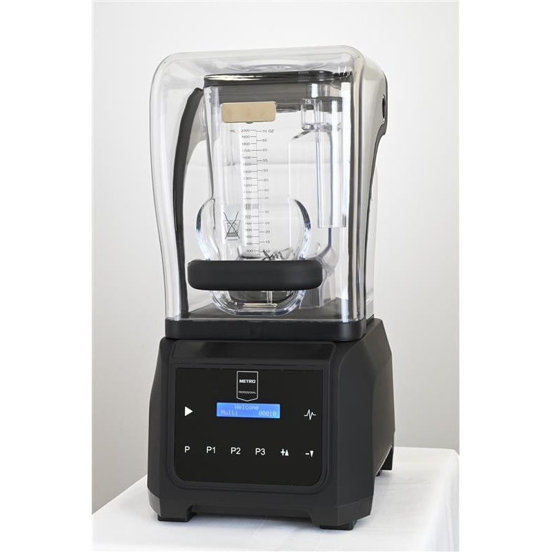 METRO PROFESSIONAL Barmixer GBB1100, kunststof/roestvrij staal/PC/Tritan/PP, 24.5 x 28.5 x 48.5 cm, 2 L, zwart