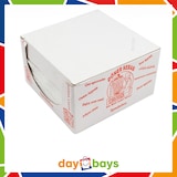 thumbnail of DayBays 12 Kg Döner-Tüten 16x16 cm weiss mit rotem Druck "DÖNER KEBAB" und Spenderbox