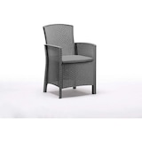 thumbnail of BICA Diningset 5 tlg. Lido, 4 Sessel inkl Sitzkissen und Tisch Dallas, Graphite - wetterfest