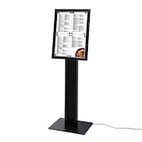 thumbnail of Showdown Speisekartenkasten Freistehend LED - Aluminium / Stahl - Schwarz