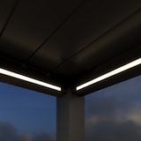 thumbnail of Weide E-Deluxe Plus | elektrische Pergola mit LED | Voll Aluminium | 4 x 4 M | motorisiertes Lamellendach anthrazit