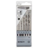 thumbnail of Holzbohrer-Set mit Sechskantschaft, 5-teilig, 2 - 6 mm