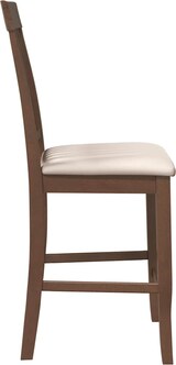 thumbnail of vidaXL Barhocker mit Kissen 2 Stk. Braun Massivholz Gummibaum