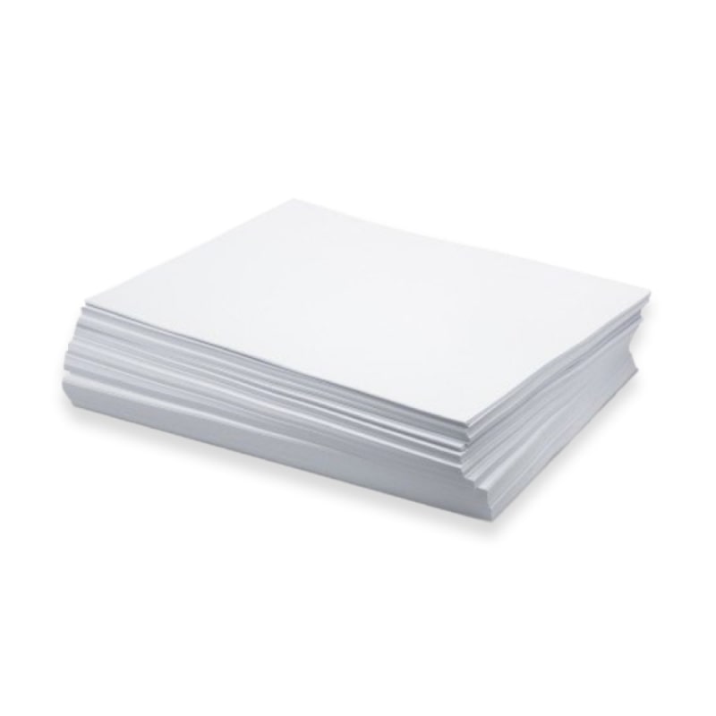 Papel de seda blanco 50x75 cm – Pack 100 hojas para regalos, floristería, pompones, decoración artesanal y embalajes