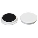 thumbnail of SIGMA Ímanes, poliestireno, Ø 3.2 cm, branco, 6 unidades