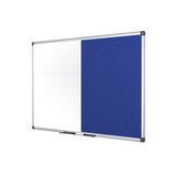 thumbnail of Bi-Office Maya Combinatie Blauw Vilt / Whiteboard Met Aluminium Omlijsting, 150x100 cm