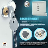 thumbnail of MONZANA® Briefkasten mit Zeitungsfach Namensschild Weiß