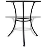 thumbnail of Set de mesa y sillas de jardín 3 pzas con mosaico azul y blanco