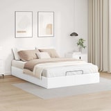 thumbnail of vidaXL Ottoman-Bett ohne Matratze Weiß 140x200 cm Kunstleder