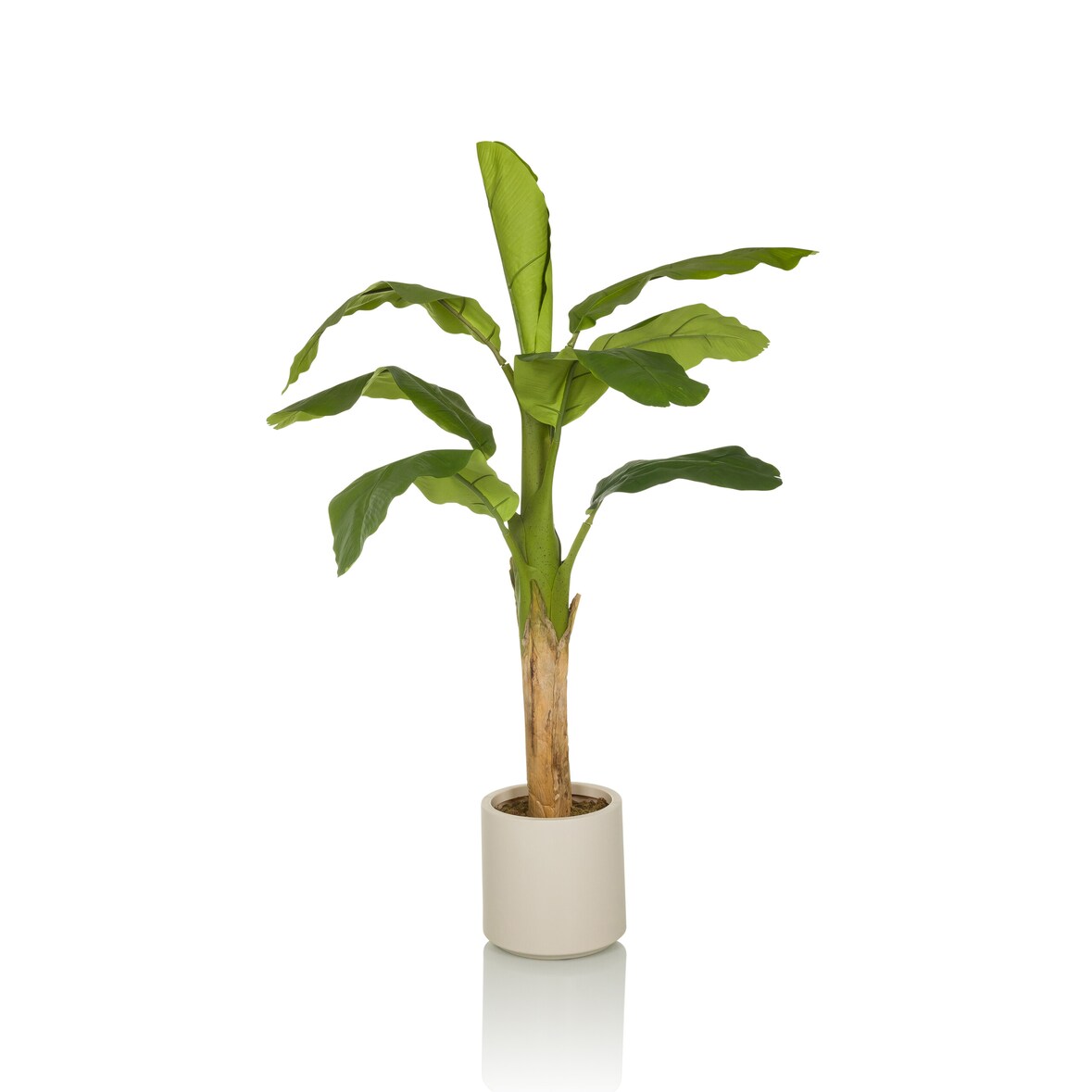 Kunstpflanze / Kunstbaum BANANE I 150 cm grün hjh OFFICE