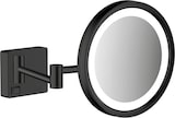 thumbnail of hansgrohe AddStoris Rasierspiegel mit LED Leuchte, Mattschwarz