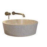 thumbnail of Lavabo Tondo Per Bagno In Marmo Naturale Color Crema