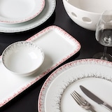 thumbnail of Platzteller Boréalis grau 27 cm x6 - Weiß Rund Porzellan Table Passion