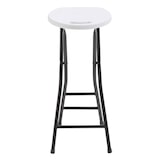 thumbnail of Rekkem Barhocker klappbar 31 x 31 x 70cm x10 Weiß