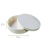 thumbnail of PACKNWOOD - 60uds - Caja redonda de madera FSC mix + papel de horno - Cocción en horno H42mm 600ml