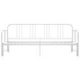thumbnail of vidaXL Ausziehsofa Bettgestell Weiß Metall 90x200 cm