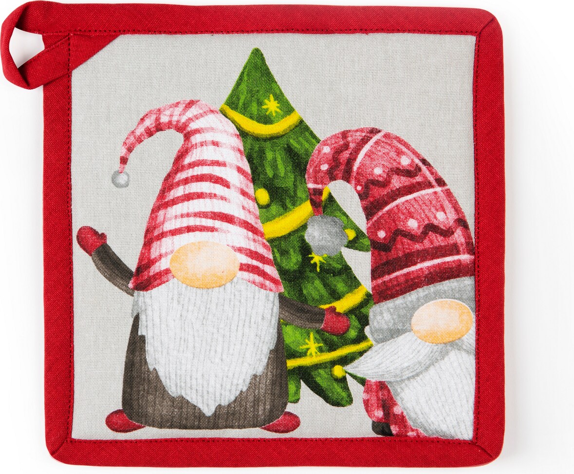 Excelsa Topflappen Gnomo Friends Baumwolle 20Xh0,5X20 Cm Bunt