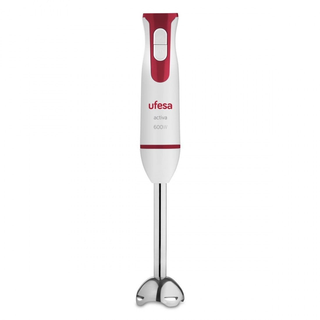 Ufesa BP4551 Activa - Batidora de Mano, 600W, Función Turbo, Vaso Medidor, Diseño Anti Salpicaduras, Libre BPA