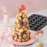 thumbnail of Mini-Muffinform 24-Loch, schwarz 38 x 26,7 x 2,2 cm, antihaft