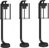 thumbnail of vidaXL Wegeleuchten 3 Stk. Schwarz 60 cm Edelstahl