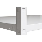 thumbnail of Steck-Grund-/ u 3 Anbauregale, 16 Böden, 1800x4000x350, weiss