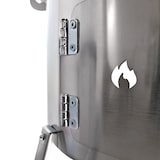 thumbnail of Utschak Timur Ø50 cm Edelstahl mit Kazan 22L Gasbrenner Abdeckhaube