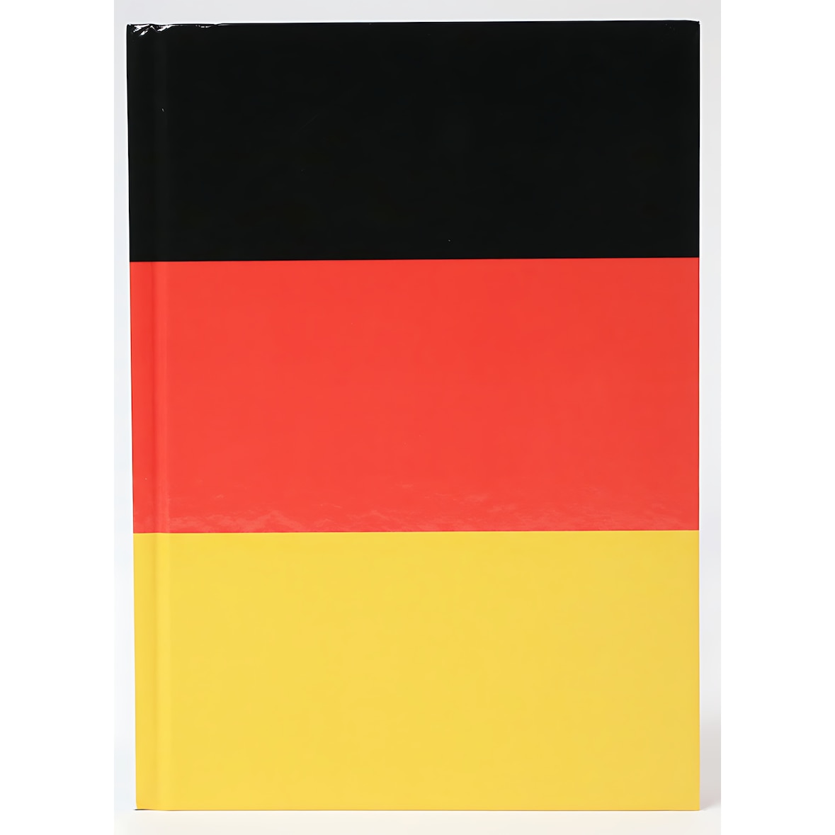 ADINA Notizbuch A5 fester Deckel blanko Deutschlandfahne