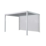 thumbnail of CRO Tenda laterale con binario per pergola bioclimatica in poliestere (30%) e PVC (70%) - per lato lunghezza 3,90 mt - colore bianco