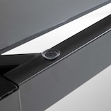 thumbnail of Gartentisch aus schwarzem Aluminium