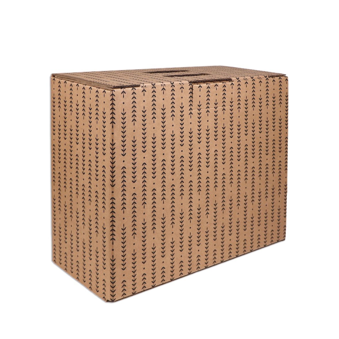 Pack de 5 cajas de navidad 438X193X356 mm decoradas con motivos navideños "Espigas"