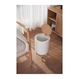 thumbnail of Poubelle Sur Pied De Salle De Bain Push - Malmo - Kitchen Move - 7 L - Ouverture Par Pression - Bois Design