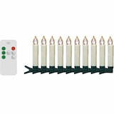 thumbnail of FHS Set für außen  LED kabelloses Christbaumkerzen-Set 10-teilig, 10 cm, außen
