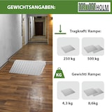 thumbnail of TRUTZHOLM Türschwellenrampe Bordsteinrampe 63 cm Länge 250 kg Traglast Aluminium Rollstuhlrampe mit Tragegriff