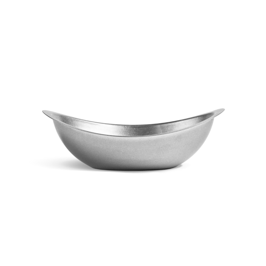 Viejo Valle - Bowl Oval Plata Vieja Inox Vintage16X11Cm Purasangre Caja De 6 Uds