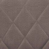 thumbnail of Décoshop26 - Drehbarer Barhocker x1 höhenverstellbar taupefarbener Stoff mit Ziernähten schwarzes Metallgestell 10_0005707