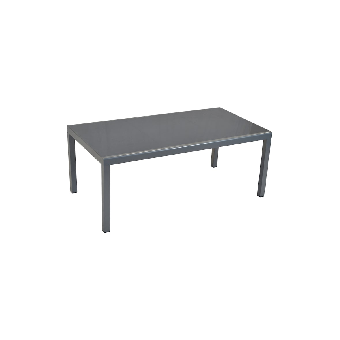 Merxx Tisch 190 x 100 cm, Aluminium, silber/grau