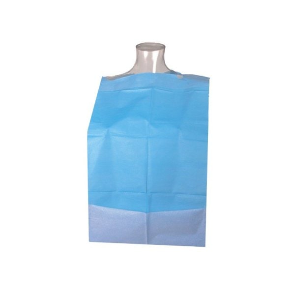 Babero desechable con receptáculo para adultos.Caja 500 uds