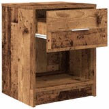 thumbnail of vidaXL Nachttische 2 Stk. mit Schublade Altholz-Optik 40x34x50 cm