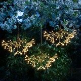 thumbnail of LED Feuerwerk Leuchtstern Firework schwarzer Hängestern Fernbedienung