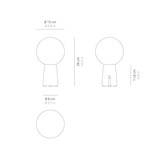 thumbnail of Olimpia Pro Koperen tafellamp, oplaadbaar en dimbaar