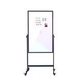 thumbnail of Verrijdbaar whiteboard - Dubbelzijdig - 80x120 cm - Zwart frame