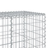 thumbnail of vidaXL Gabione mit Deckel 1200x100x100 cm Verzinktes Eisen