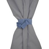 thumbnail of Pergola Cadiz, Garten Pavillon, stabiles 7cm-Gestell mit Seitenwand ~ hellgrau 4x4m